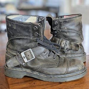 Dr Martens Triumph motorcycle boots
